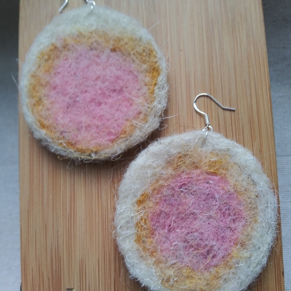 Pinky Swear - handmade statement earrings - Picture 2 of 4